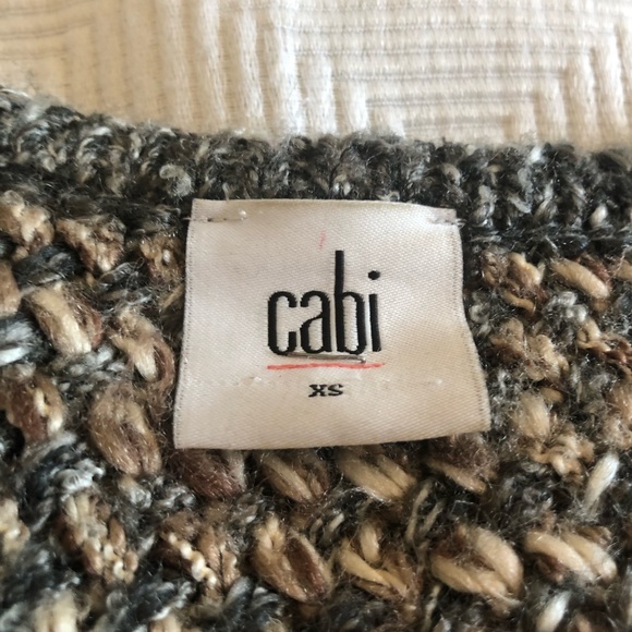 Cabi Ritz Tweed Double Breasted Snap Front Cardigan Sweater - Picture 3 of 9